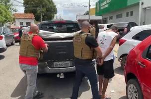 Acusado de matar vaqueiro em Teresina (Foto: Ascom)