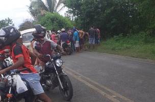 Bandido morto em Timon-MA (Foto: Reprodução/Whatsapp)