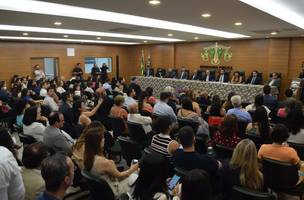 Cerimônia de posse dos novos Defensores Públicos (Foto: Reprodução/ Ascom)