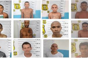 Fugitivos da Penitenciária de Parnaíba (Foto: Reprodução/Whatsapp)