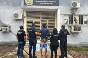 Prisão de estuprador em Teresina (Foto: Divulgação/ PC-PI)