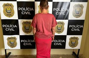 A mulher está sob custódia da justiça. (Foto: Reprodução/ PC-PI)