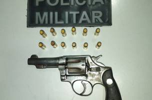 Homem é preso porte ilegal de arma de fogo em Altos (Foto: Divulgação/PC-PI)