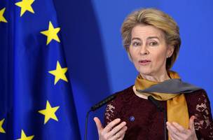 Ursula Van der Leyen, presidente da União Europeia. (Foto: Reprodução/ Ascom)