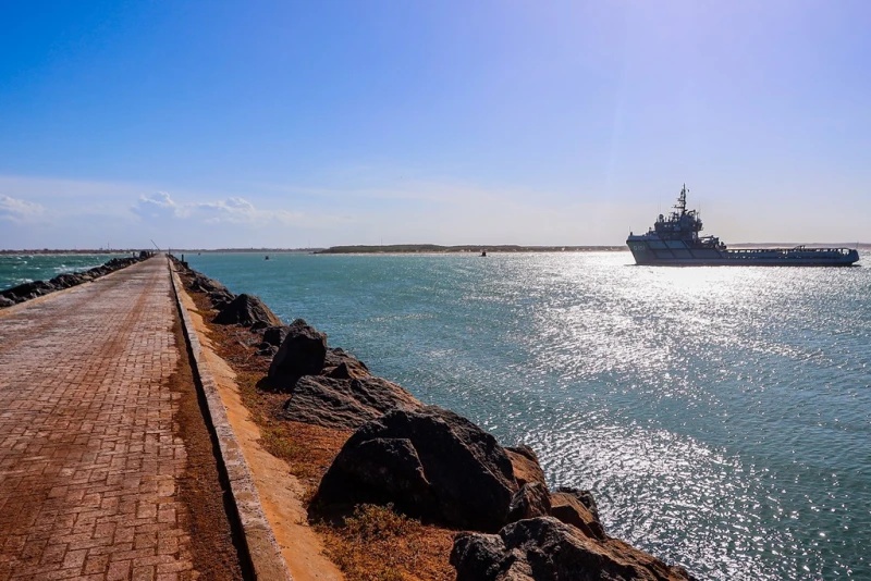 Inauguração da primeira etapa do Porto do Piauí