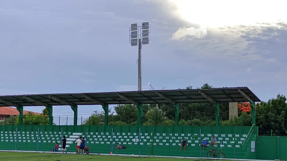 Estádio Pedro Alelaf em Parnaíba.