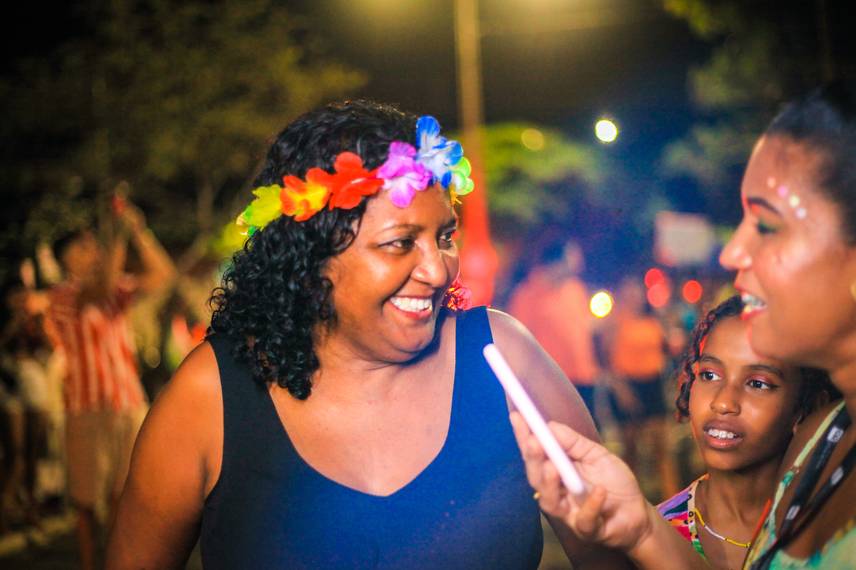 Foliões curtem com a família o carnaval em Teresina