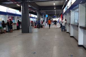 O fluxo de passageiros aumentou no terminal rodoviário de Teresina (Foto: Reprodução/ Ascom)