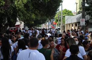 Profissionais da enfermagem do Piauí (Foto: Matheus Santos)