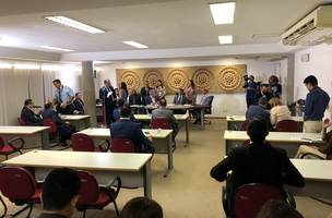 Reunião da formação das comissões técnicas (Foto: Luis Fernando Amaranes/ Portal Correio Piauiense)