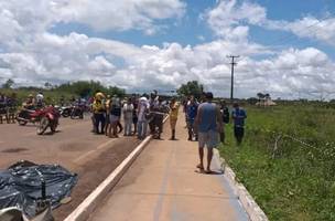 Cena onde o caso aconteceu na cidade de Barras (Foto: Foto: Reprodução)