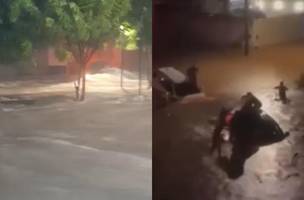 Forte chuva causa estrago e alagamentos em Teresina (Foto: Reprodução/ Internet)