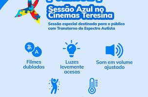 Inclusão de "Sessão Azul" no Cinemas de Teresina para pessoas com TEA (Foto: FOTO: ASCOM)