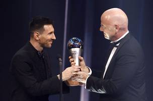 Messi eleito como melhor jogado (Foto: Reprodução/ EBC)