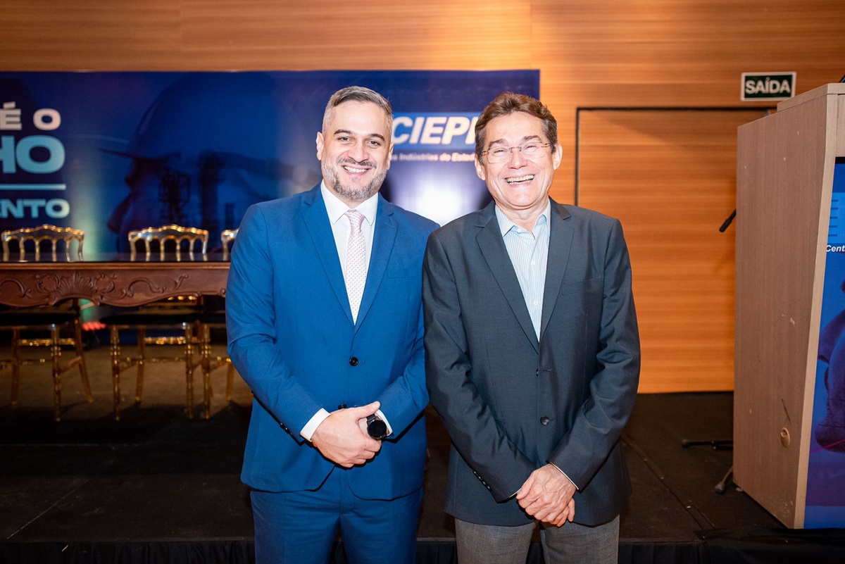 Presidente do CIEPI, Federico Musso e vice-presidente, Andrade Júnior