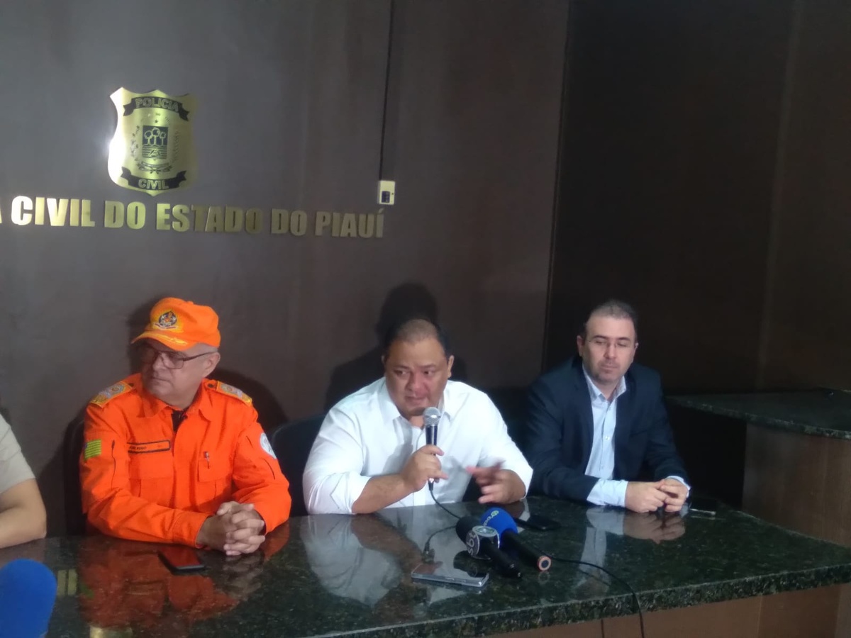 Polícia Civil em entrevista coletiva