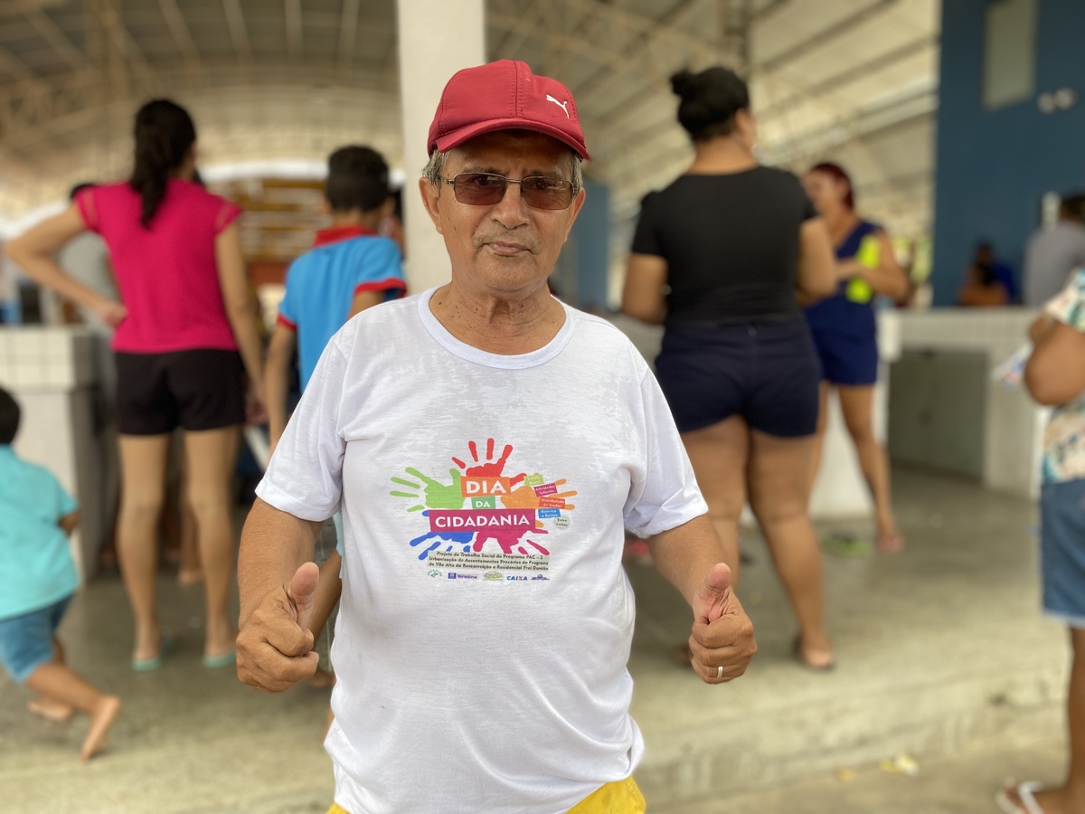Comemorando o aniversário do bairro