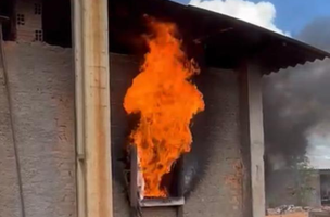 190 kg de drogas ilícitas foram incinerados em Picos, Sul do Piauí. (Foto: Ascom/Segurança Piauí)