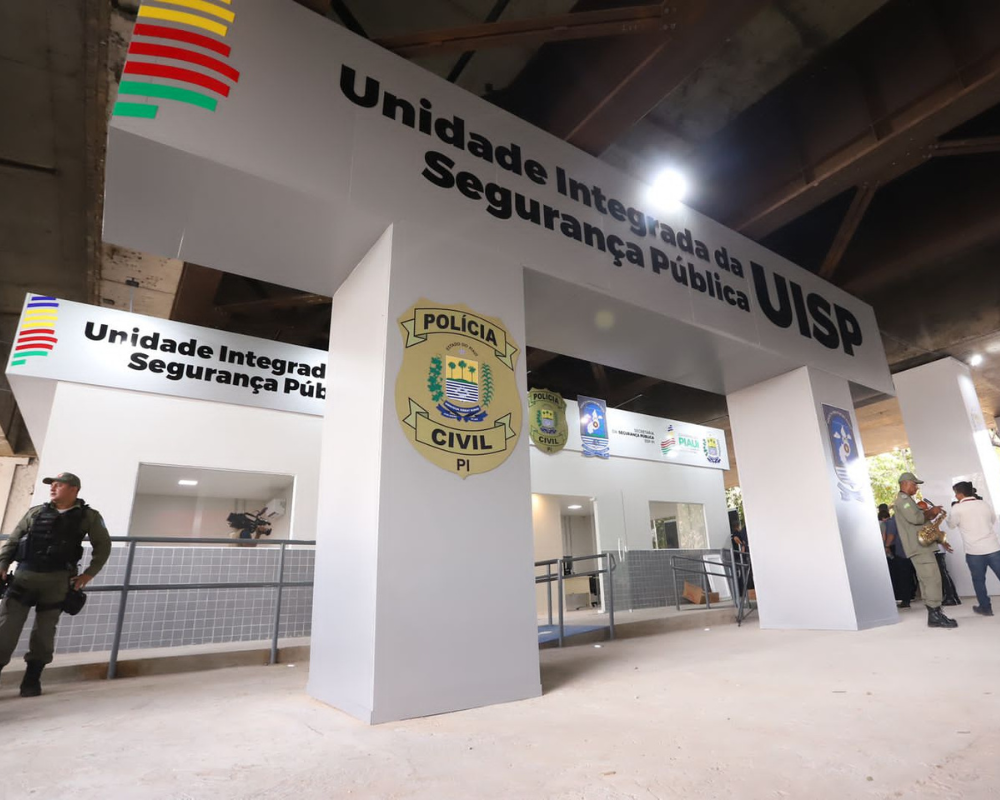 A Unidade Integrada da Secretaria de Segurança Pública, inaugurada na Avenida Raul Lopes.