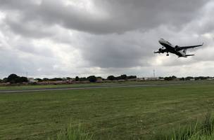 Aeroporto de Teresina alerta para o risco de queimadas (Foto: Ascom)