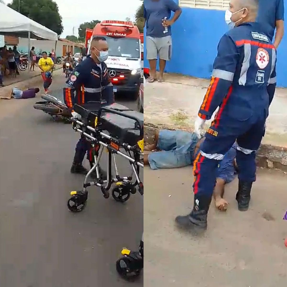 Duas pessoas são baleadas após tentativa de assalto em Teresina.