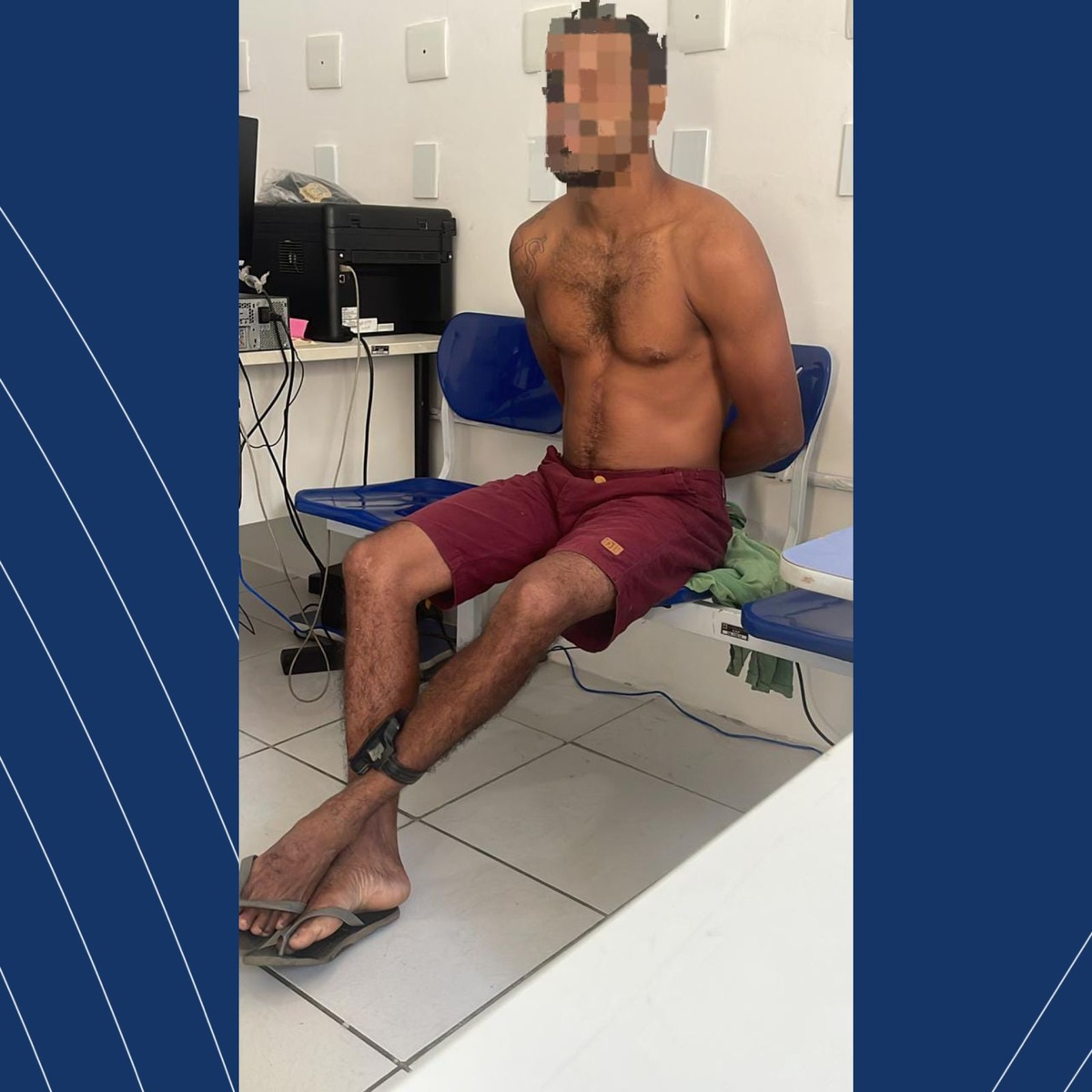 Homem é preso por violência doméstica em Teresina.