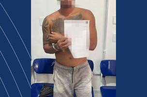 Homem que manteve família refém no Tocantins é preso em Teresina. (Foto: Reprodução/ SSP-PI)