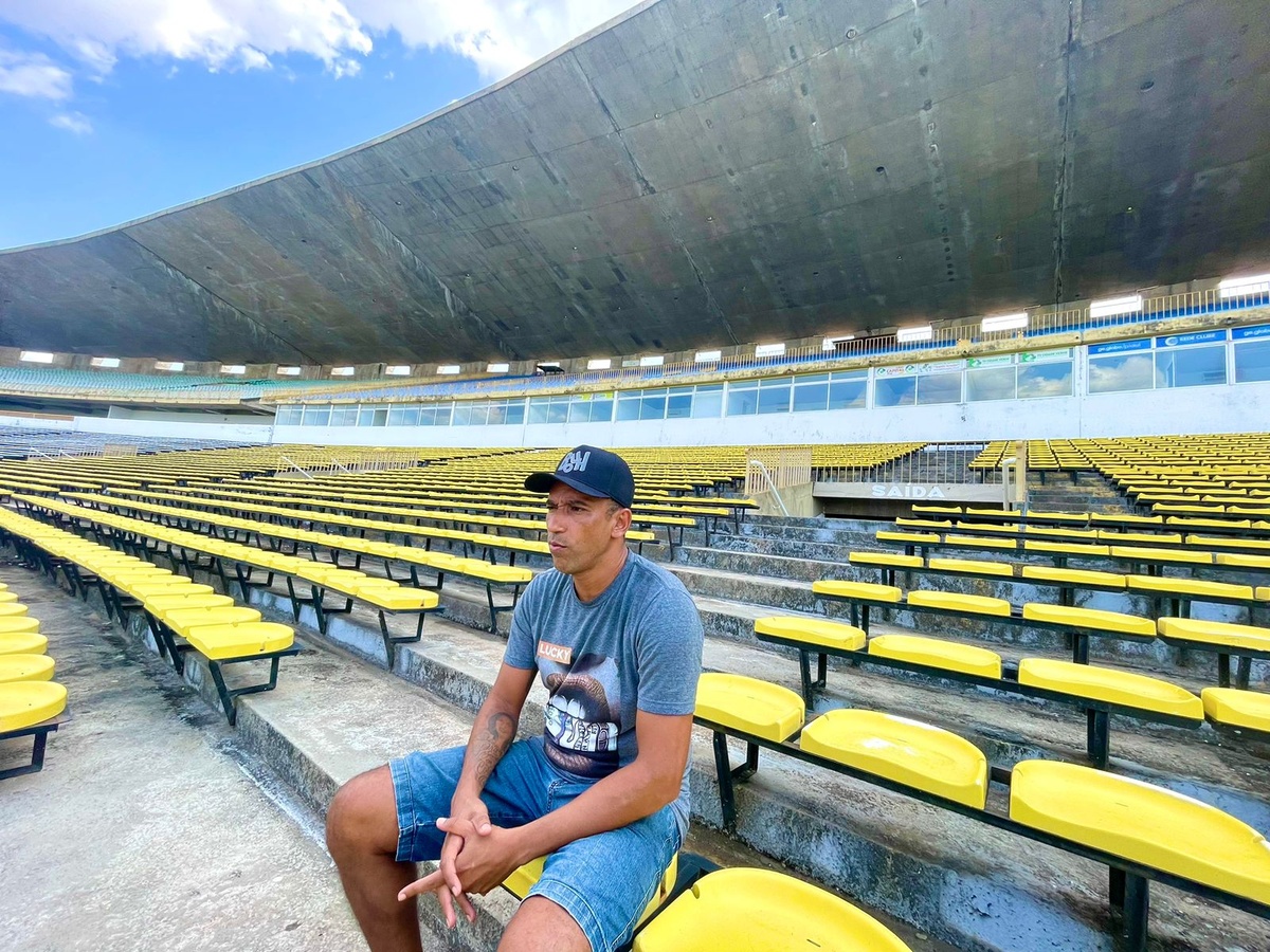 Jogador e ex-técnico do Fluminense-PI, Eduardo Ribeiro.