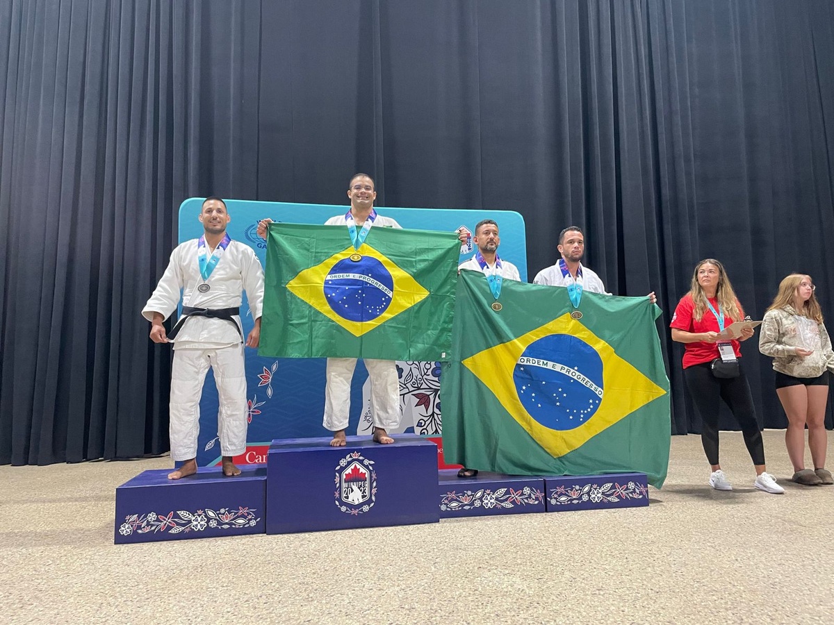 O soldado Stanley Torres, atleta da Polícia Militar do Piauí, se tornou campeão mundial de judô