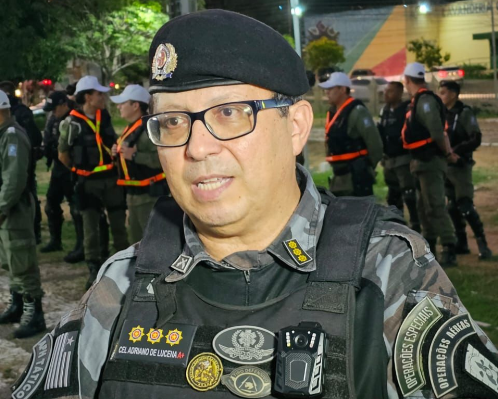 O coordenador da Operação Teresia Segura, Coronel Lucena.