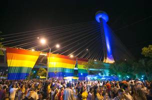 Parada da Diversidade em Teresina. (Foto: Reprodução/ Ascom)