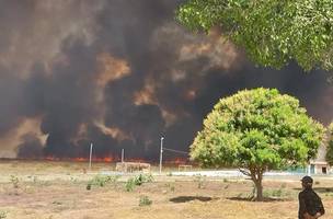 Parte da área atingida pelo incêndio era de preservação permanente. (Foto: Reprodução/ Internet)