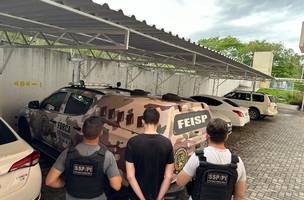 Empresário é preso por comercializar celulares roubados em Teresina. (Foto: Reprodução/ SSP-PI)