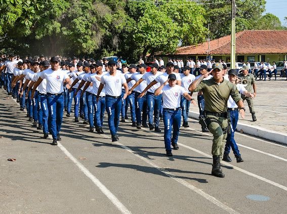 Formação de novos policiais do Piauí