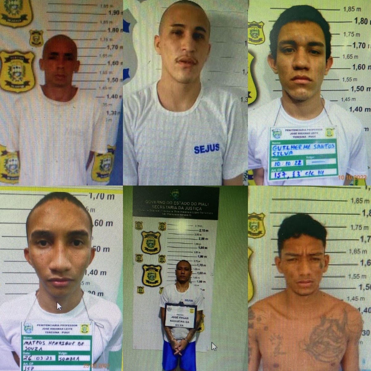 Seis detentos fogem de penitenciária em Altos e autoridades intensificam busca.