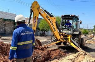 Trecho da avenida Miguel Rosa. (Foto: Reprodução/ Ascom)