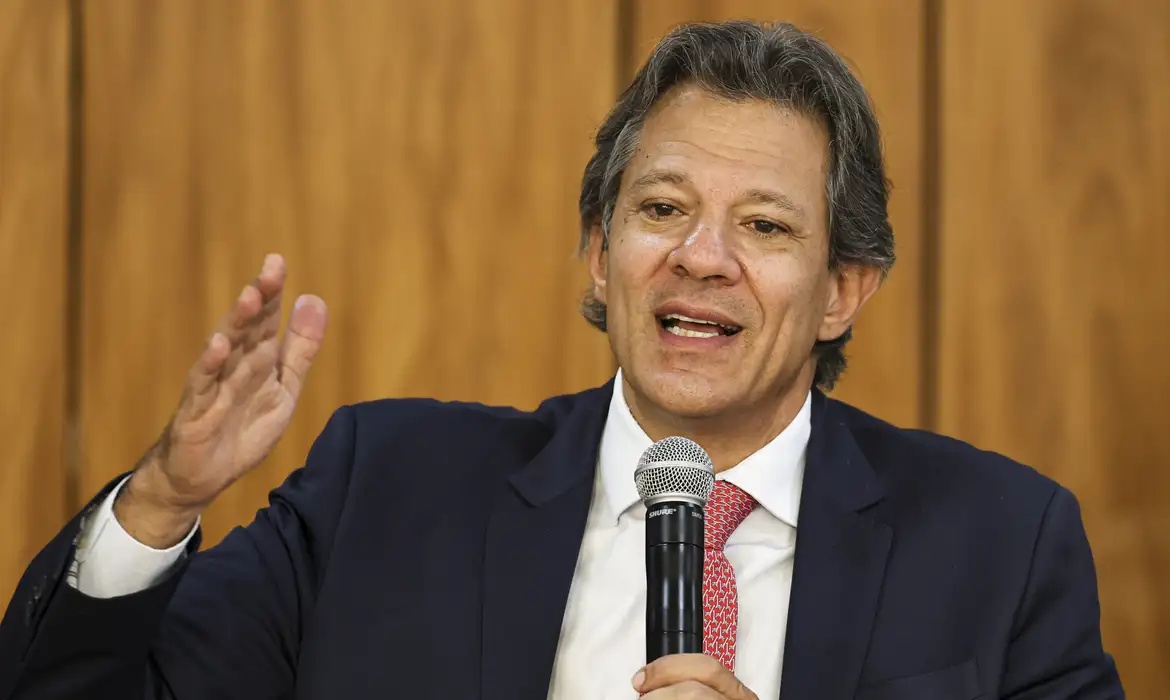 Ministro da Fazenda, Fernando Haddad.