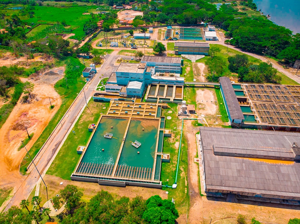 Estação de Tratamento de Água.