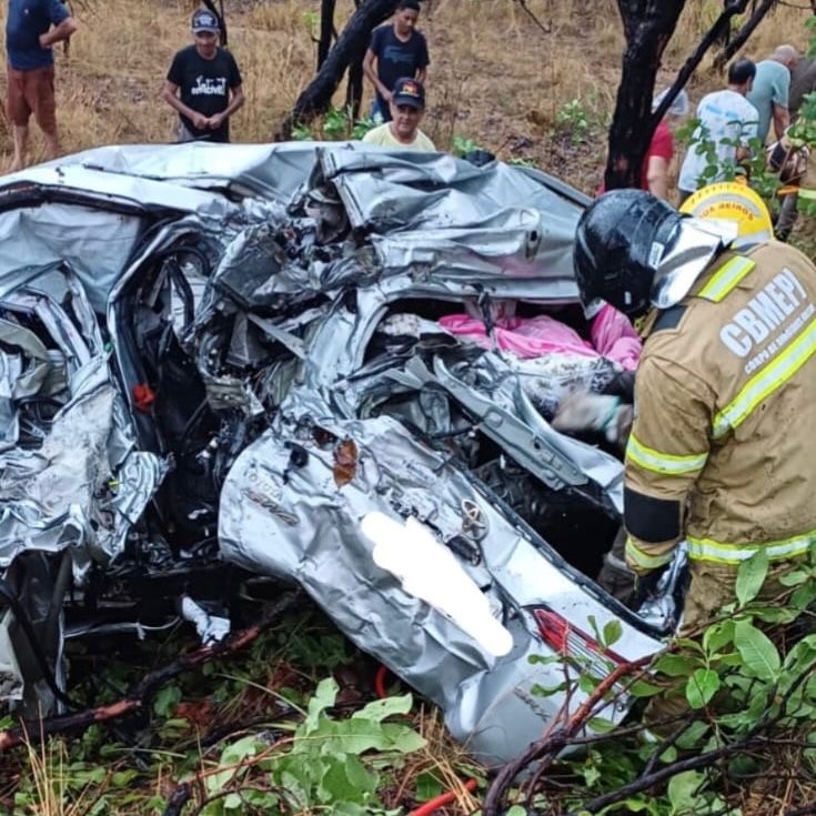 Mulher morre em acidente na cidade de Brasileira norte do Piauí.