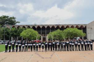30 estudantes que exercerão o cargo de deputado estadual. (Foto: Reprodução/ Ascom)