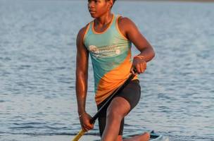 Atleta de canoagem, Lívio Claudene. (Foto: Reprodução/  Jarbas Chaves)