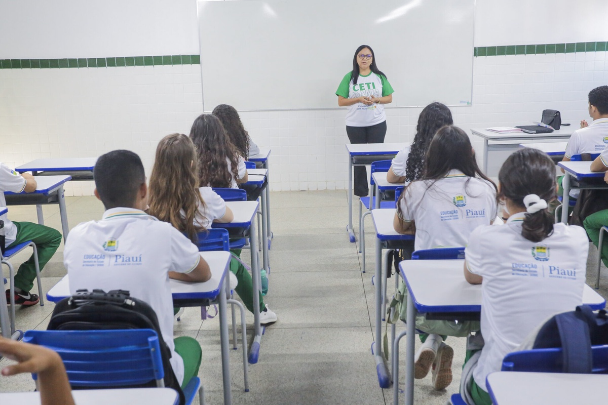 Escola da rede estadual do Piauí.