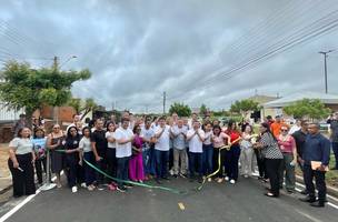 Governador Rafael Fonteles inaugura a primeira obra do OPA em Teresina. (Foto: Luis Fernando Amaranes/ Correio Piauiense)