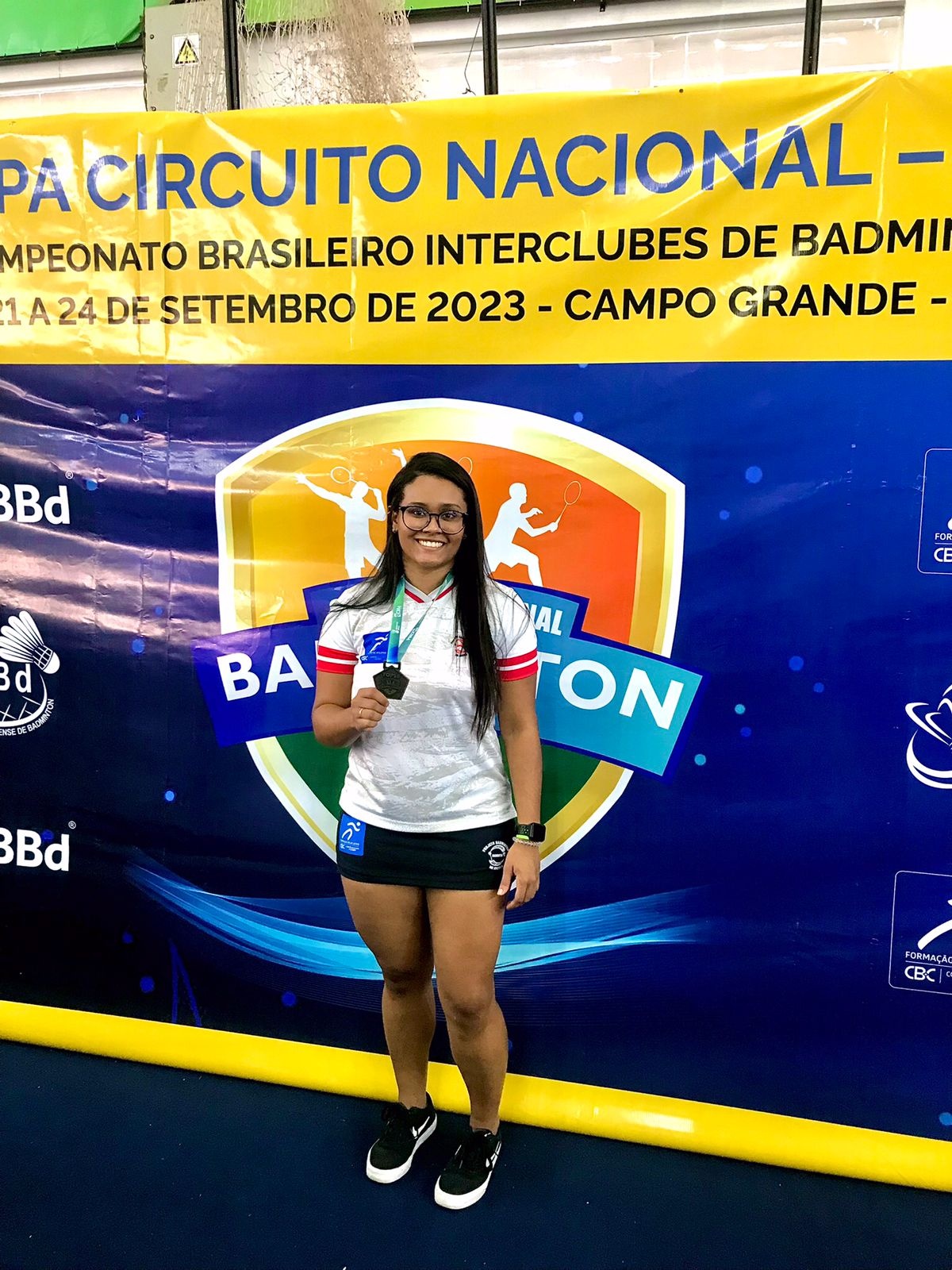 Lorena Vieira, atleta de Badminton.