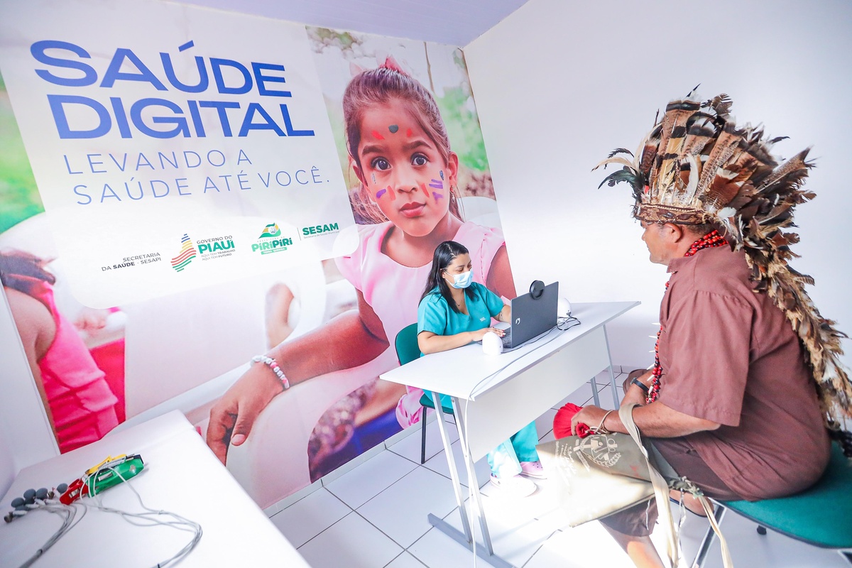 Programa de Saúde Digital no Piauí.