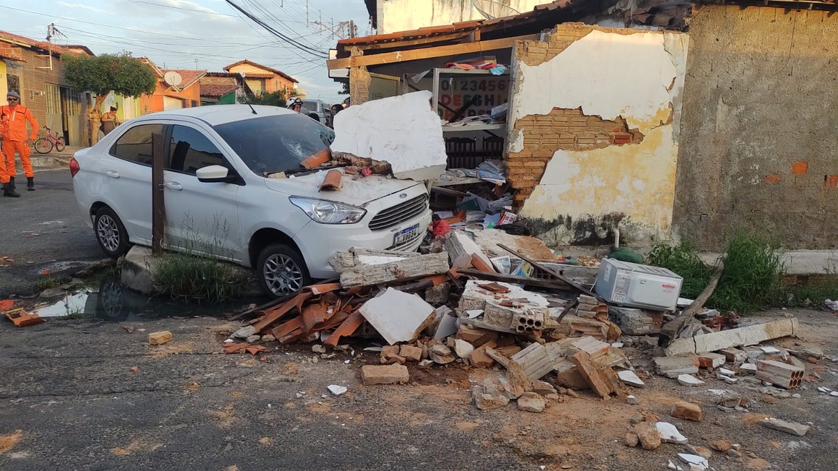 Acidente no no bairro Monte Castelo, zona Sul de Teresina.