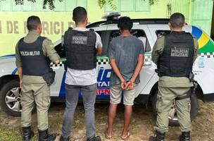 Jovem é preso acusado de estuprar irmãos, um deles autista, no Piauí. (Foto: Reprodução/ SSP-PI)