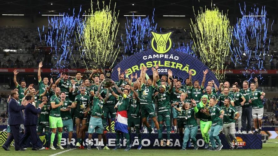 Palmeiras ficou com o título da última edição do Campeonato Brasileiro.