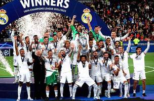 Real Madrid Tri campeão da Champions League. (Foto: Reprodução)