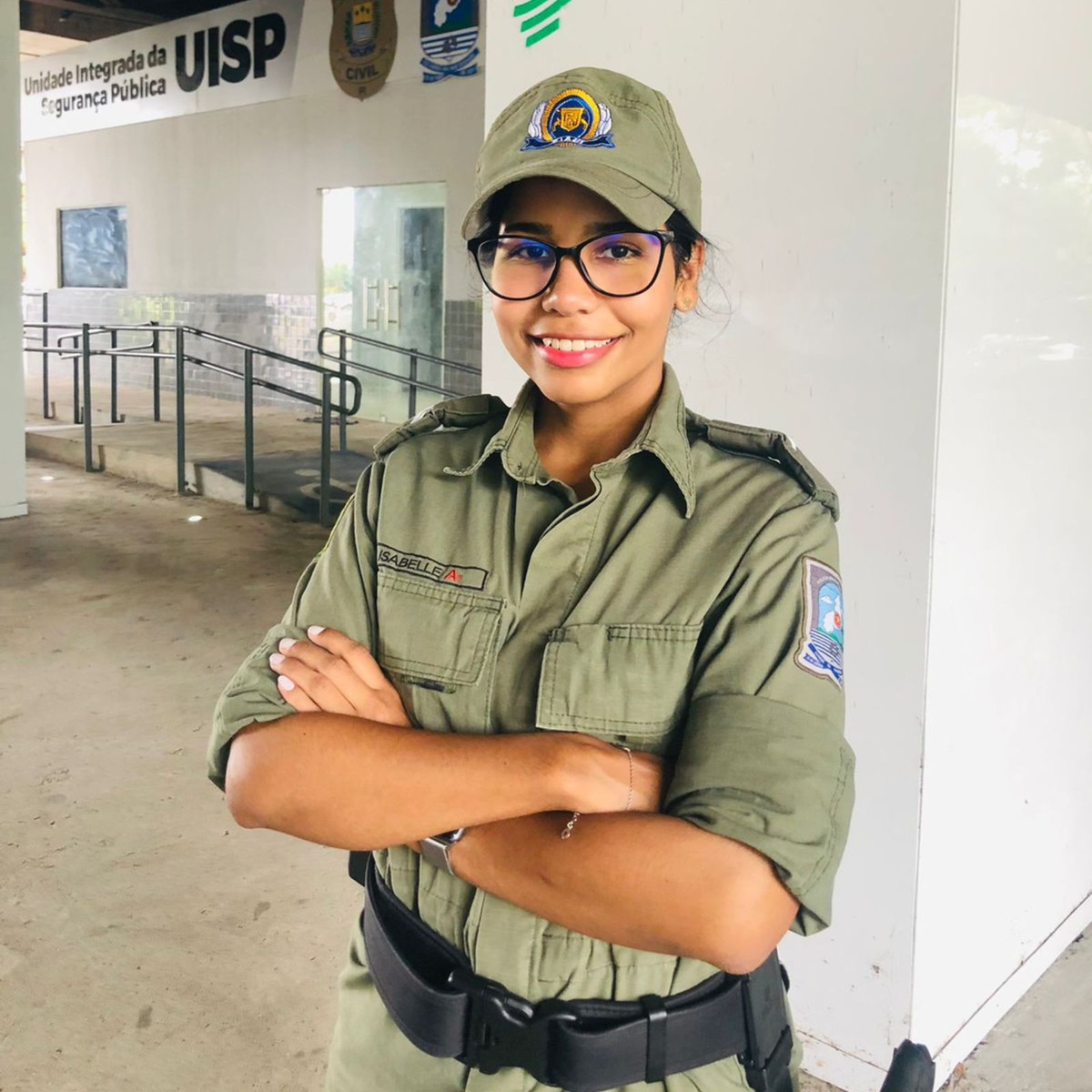 Soldado da Polícia Militar do Piauí, Isabele Moreira.